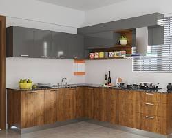 L-Shape Modular Kitchen Palakkad Kerala